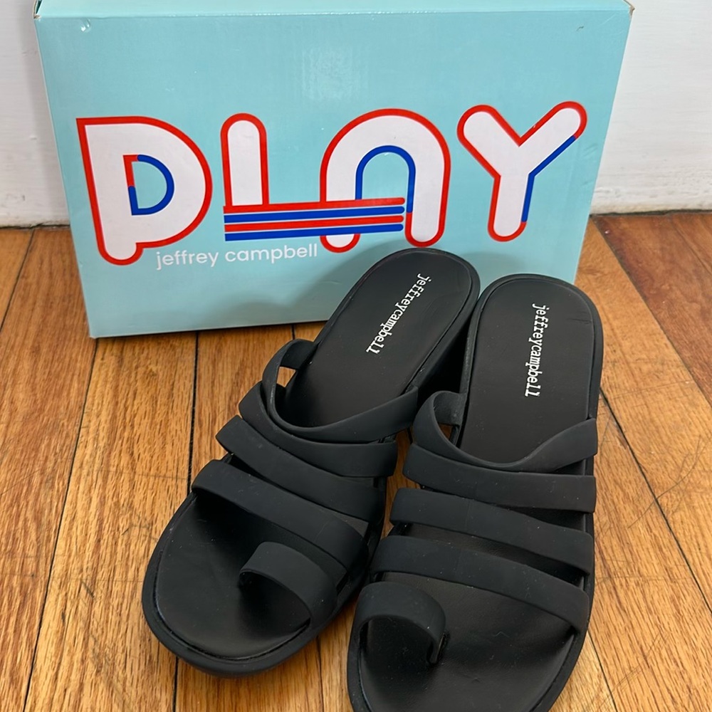 Jeffrey Campbell Black Sandals
